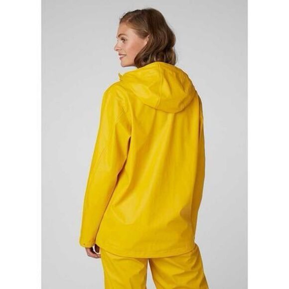 Helly Hansen Women's XS Moss yellow Jacket raincoat windproof waterproof - Picture 4 of 5